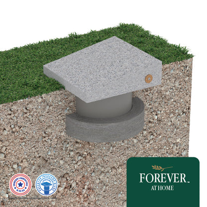 Large Single Deep In-Ground Niche