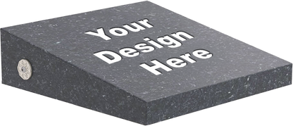 Large Single Deep In-Ground Niche Memorializing Surface Predefined Artwork