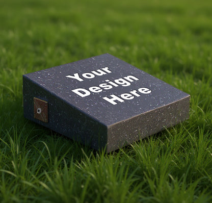 Small Single Deep In-Ground Niche Memorializing Surface Predefined Artwork